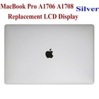New Silver Retina Lcd Screen Assembly For Apple Macbook Pro 13  A1706 A1708 A   