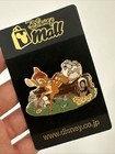 Disney Japan Mall Bambi Thumper Flower Group Scene Le 250 Pin   Card 2005