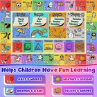 Educational Kids Playroom Rug 3x5 Ft Washable Non Slip Playmat For Classroom Use