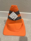 New Foam Orange Cone Old Af Birthday Hat Nwt