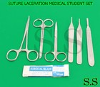 6 Pcs Suture Laceration Medical Student Surgical Instruments Set Kit 5 Blade  20