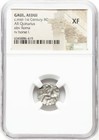 Ngc Xf Gaul Aedui Ancient France 50 Bc  Celtic Celts Quinarius Silver Horse Coin