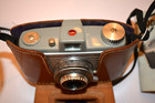 Vintage Kodak Pony 828 Camera W anaston 51mm Lens  Leather Field Case 35 Mm Film