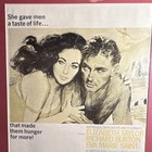 1965 The Sandpiper Original Framed One Sheet Movie Poster Elizabeth Taylor