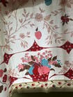 Vtg Curtains 1950 s 2 Panels New Old Stock Retro Kitchen Fruit 36  Wide Each X2