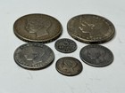 Set 6 Coin Puerto Rico 1895-1897 Alfonso Viii Spain Colony