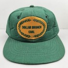 Vintage Dollar Branch Coal Mining Patch Trucker Hat Snapback Cap