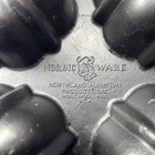 Vintage Nordic Ware Bundt-lette 6 Mini Bundt Pan Kitchen Baking  Black 