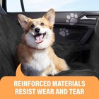 Dog Car Seat Cover For Back Seat  Waterproof Pet Hammock Protector  Durable N   