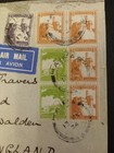 Palestine Cover 1934 Haifa To England Air Mail 33mils Rate 