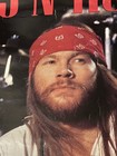 Vintage 1992 Guns N Roses Axl Rose Original Funky Brockum Poster 22 5x34 5