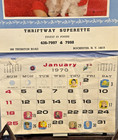 Original 1970 Thriftway Superette Used Calendar Rochester Ny 14619