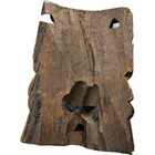 Tribal Artistic Wall Art Decor 12-in Wood Mask - Hand Carved   Painted - 