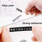 5pk For Dymo Organizer Xpress Label Maker 3d Embossing Tape 520109 Black 3 8 