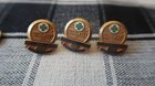 Vintage Gold South Bend Chamber Commerce Safety Council Pins 1 7cm