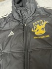 Detroit City Fc Jacket Mens Large Black Soccer Adidas Hooded Puffer Coat