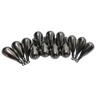  10pack Tungsten Tear Drop Weight Bass Finesse Fishing Lead Free Drop 1 3g-21g