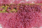 11 0 Old Time Glass Vintage French Opal Pink Seed Beads Crafts Jewelry 1oz