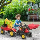 Kids Ride On Excavator bulldozer  Pedal Car Digger Toy
