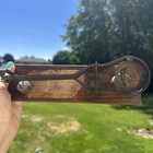 1925 Champion Egg Scale Carlstedt Mfg  Co  Edmonds Wa  Brass Beam   Cup  Wood 