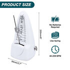 Mechanical Metronome Musical Timer For Piano Guitar white