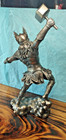 12  Thor W Hammer Viking Norse Mythology God Of Thunder Statue Bronze Finish