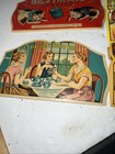 4 Vintage Antique Promotional Sewing Needle Books Cats Kitten