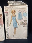 4 Vintage Simplicity Sewing Pattern Lot  1218 5193 5205 8450 Maternity Sz 16 18