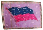 4 Vtg International Flag Tobacco Flannel Felt Cigarette Cigar Denmark Cuba Haiti