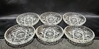 Set Of 6 Vntg Anchor Hocking Glass Coasters Starburst Design 3 75  Diameter