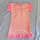 Vintage 1994 Rubie s Barbie Costume Dress Size Small Pink Heart Photo Print Made