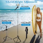 67  Magnetic Phone Tripod Selfie Stick Extendable Stand Mount For Iphone Android