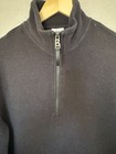 Bogner Pullover Mens Large Black 1 4 Zip Mock Neck Long Sleeve Sweatshirt Ski