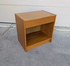 Vintage Mid Century Danish Modern Teak Wood End Table Nightstand With Drawer F72