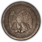 1875-s 20c Twenty Cent Piece - Original Vg - Sku-y6652