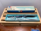 Vintage Stainless Steel 2 Piece Carving Set Hollow Ground Hollow Handle Nib Nos
