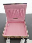 Nwt Ashley M Marilyn Monroe Cigar Box Purse Gingham Pink Wood Double Chateau
