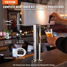 Vevor Kegerator Tower Kit Single Tap Beer Conversion Kit With Cga320 Regulator