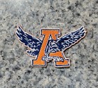 Vintage Auburn Tigers War Eagle Vintage Style Patch  Iron On  3 x 2 
