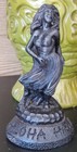 Vintage Coco Joes Hawaii Hula Girl Dancer Tiki Lava Statue Cocojoes 5 5     Mcm
