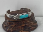 Vintage Carolyn Pollack Turquoise Sterling Silver 925 Bracelet