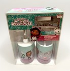 Gabby s Dollhouse 3pc Bathroom Accessories Toothbrush Cup soap Pump storage Bin