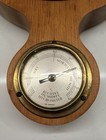 Vtg West Germany Wood Banjo Weather Station Barometer Thermometer Hygrometer 20   