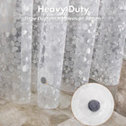 Shower Curtain Liner Waterproof  8g Thick Eva  Heavy Duty Shower Liner With Magn