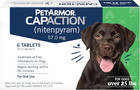 Petarmor Capaction Oral Flea Treatment For Dogs Over 25 Lbs  6 Doses  Exp 2027