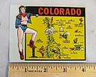 Vintage Decal Colorado - Cowgirl Pin Up
