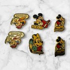 Rare Lot Vtg Mickey Mouse Minnie Donald Walt Disney Refrigerator Magnet 1970