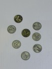 Standing Liberty 25c Quarter Lot 90  Silver 8 Coins  2 00 Face Free Shipping