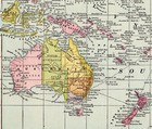 1899 Antique Oceania Map Philippines Pacific Islands South Pacific Cram Map 2364