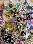 32  Pc Set  Chanel  Gucci Dior Zipper Pull Button Charm Pendant 